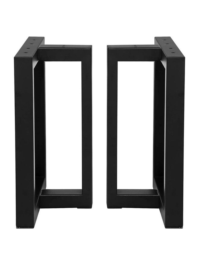 Ventuos_16 inch Heavy Duty Metal Legs for Table Furniture Desk Legs, Bench Coffee Table_Set_of_02_Black (T_Shape_Leg) - Image 2